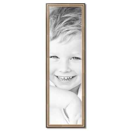 ArtToFrames 14  X 49  Anique Silver Picture Frame  14x49 Inch Silver Wood Poster Frame (WOM-4964)