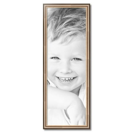ArtToFrames 14  X 41  Anique Silver Picture Frame  14x41 Inch Silver Wood Poster Frame (WOM-4964)