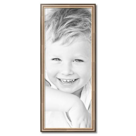 ArtToFrames 16  X 40  Anique Silver Picture Frame  16x40 Inch Silver Wood Poster Frame (WOM-4964)