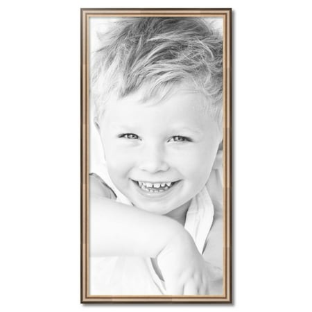 ArtToFrames 22  X 45  Anique Silver Picture Frame  22x45 Inch Silver Wood Poster Frame (WOM-4964)