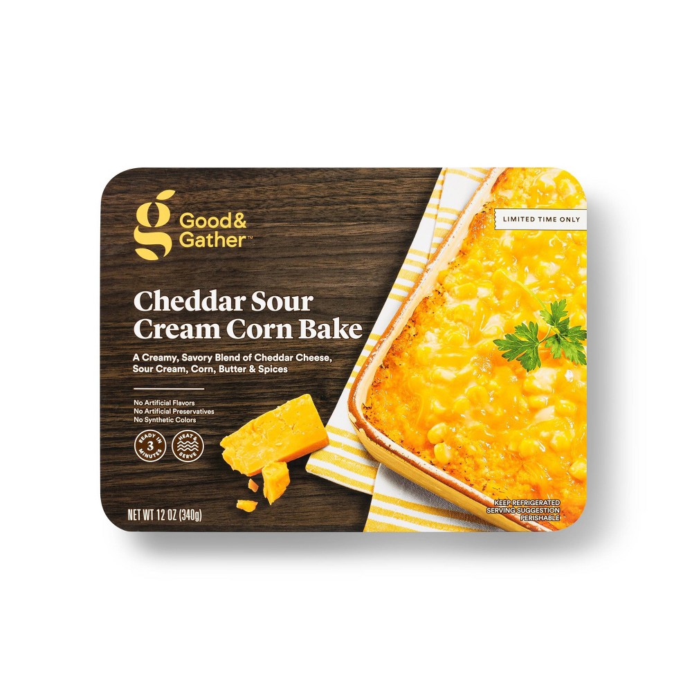 Cheddar Sour Cream Corn Bake a Creamy, Savory Blend of Cheddar Cheese, Sour Cream, Corn, Butter & Spices, Cheddar Sour Cream Corn Bake