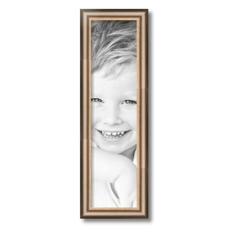ArtToFrames 6x23  Anique Silver Picture Frame  Silver Wood Poster Frame  with Regular Acrylic and 2 (FBPL-4964)