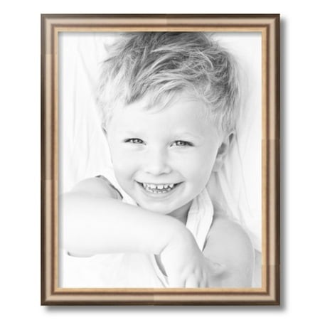 ArtToFrames 16  X 20  Anique Silver Picture Frame  16x20 Inch Silver Wood Poster Frame (WOM-4964)