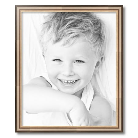ArtToFrames 20  X 24  Anique Silver Picture Frame  20x24 Inch Silver Wood Poster Frame (WOM-4964)