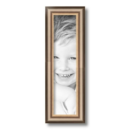 ArtToFrames 4  X 16  Anique Silver Picture Frame  4x16 Inch Silver Wood Poster Frame (WOM-4964)