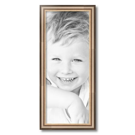 ArtToFrames 10x25  Anique Silver Picture Frame  Silver Wood Poster Frame  with Regular Acrylic and 2 (FBPL-4964)