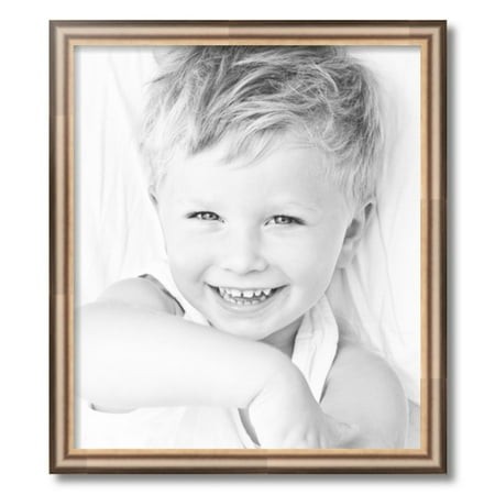 ArtToFrames 19x22  Anique Silver Picture Frame  Silver Wood Poster Frame  with Regular Acrylic and 2 (FBPL-4964)