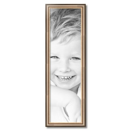 ArtToFrames 10  X 35  Anique Silver Picture Frame  10x35 Inch Silver Wood Poster Frame (WOM-4964)