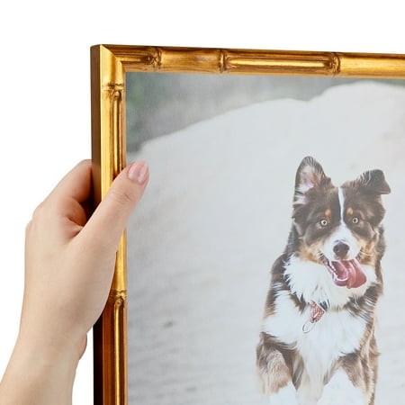 ArtToFrames 24  X 30  .75 Picture Frame  24x30 Inch Gold Wood Poster Frame (WOM-4875)  3 Pack