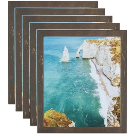 ArtToFrames 13  X 19  Oak Picture Frame  13x19 Inch Brown Wood Poster Frame (WOM-4742)  5 Pack