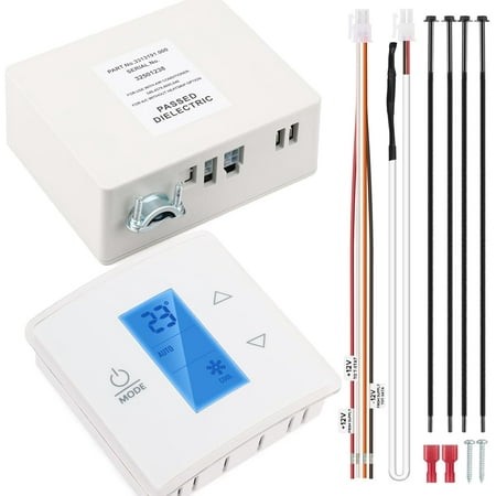 RV Air Conditioner Thermostat Kit Compatible with 540  4579  4595  640 Series Includes Thermostat & Control Box White Wall Thermostat 3316230.000 3316