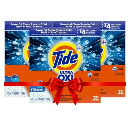 Tide Ultra Oxi Powder Laundry Detergent  63 Oz 1.79 Kg 35 Loads