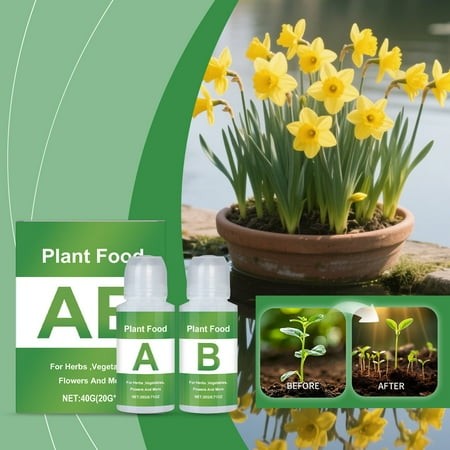 Plant Food  Plant Fertilizer Agent Soilless Cultivation Nutrient Powder for All Indoor or Outdoor Plants  Roses  Flowers  Vegetables  Houseplants  Tre