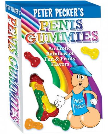 Gift Set of Gummy Penis and One Screaming O Ultimate Disposable Vibrating Ring