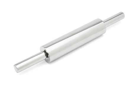 Fox Run Handles Stainless Steel Rolling Pin  18.5 X 2.6 X 2.8 Inches