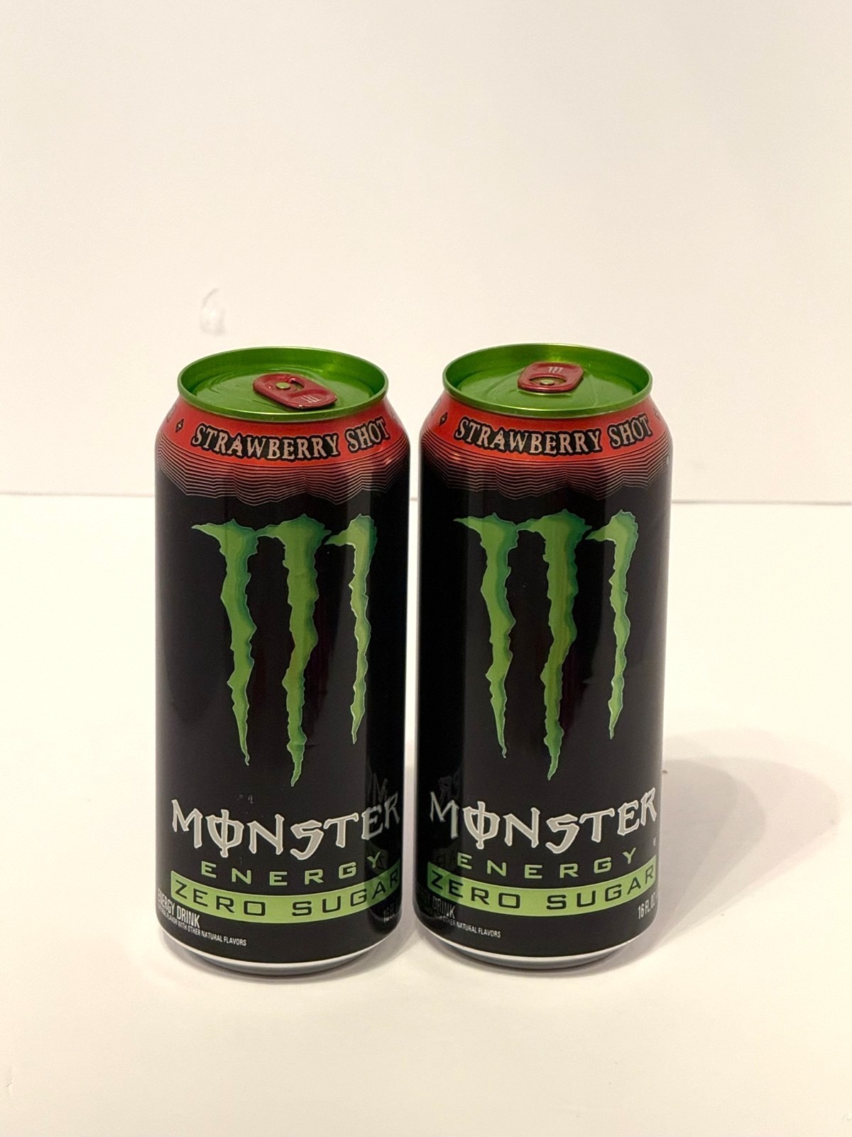 Monster Energy Zero Sugar, Strawberry Shot Sugar Free Energy Drink, 16 Oz | CVS