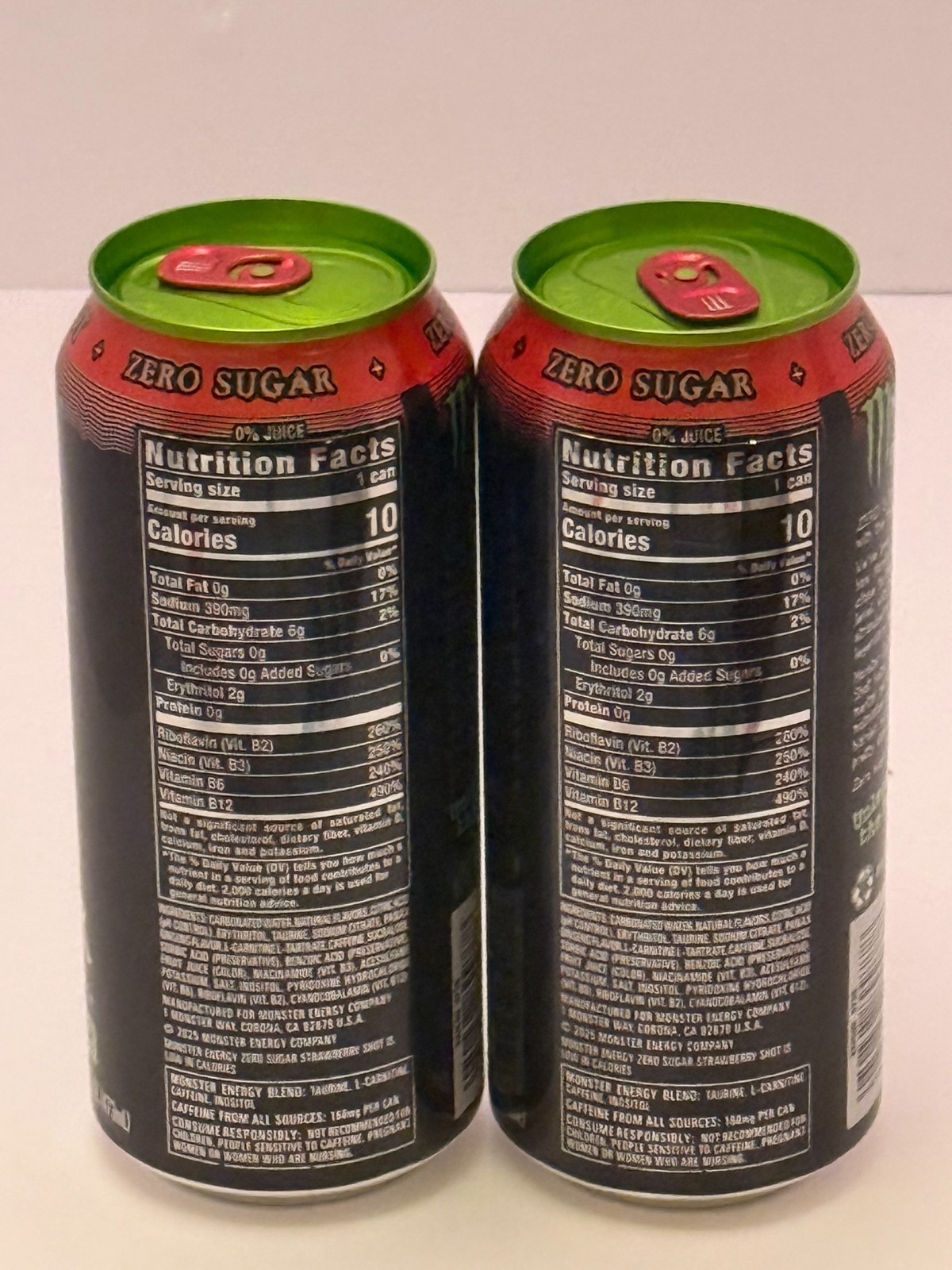 Monster Energy Zero Sugar, Strawberry Shot Sugar Free Energy Drink, 16 Oz | CVS thumbnail
