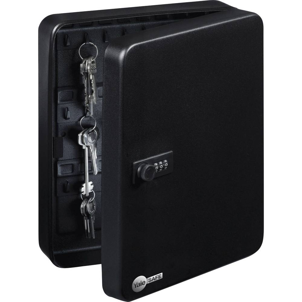 YALE YKB/540/CB2 - Key Cabinet - Black Matt - Holds Multiple Keys