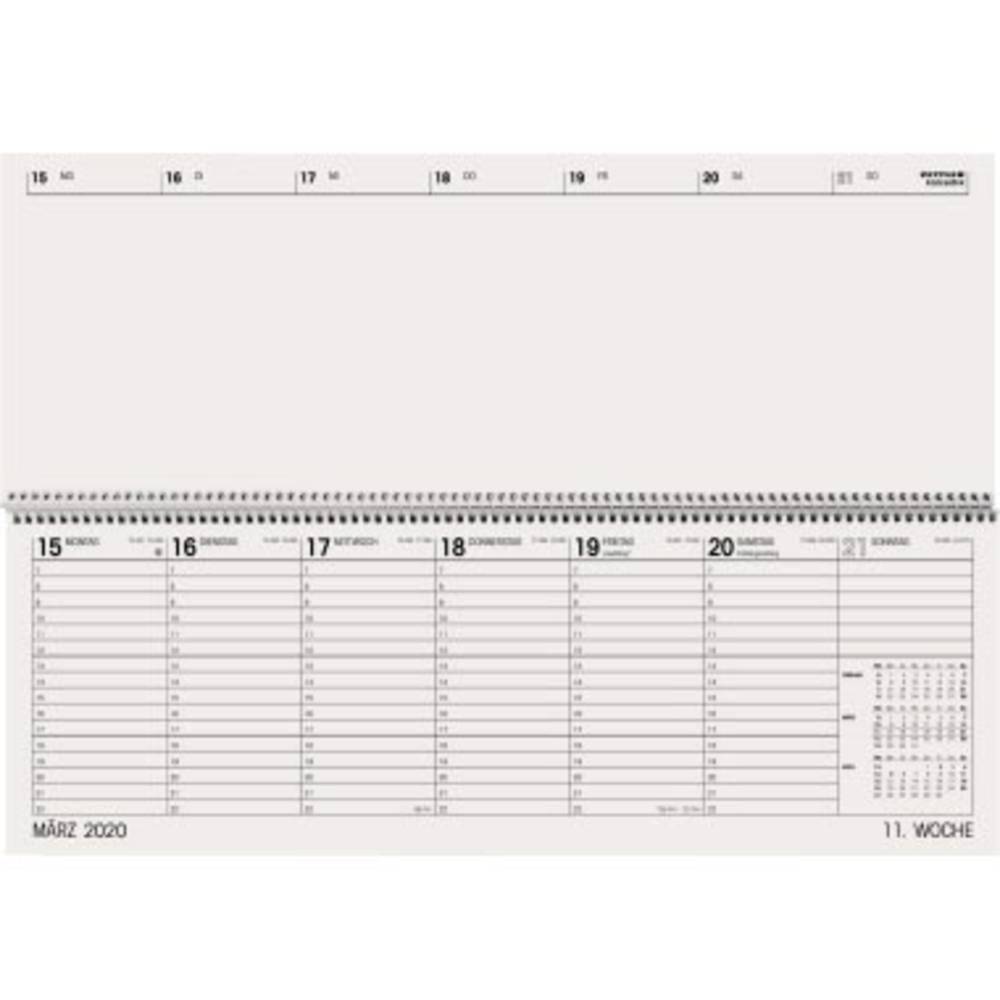 Zettler Kalender Wide Desk Planner 126-0700 126-0700 1 Week/2 Pages 1 Pc(s)