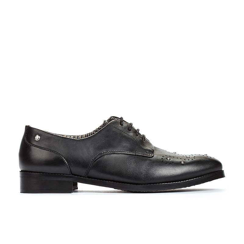 Pikolinos Womens Royal W4D-4722 Oxford Shoes  Black  35 EU / 4.5-5 US