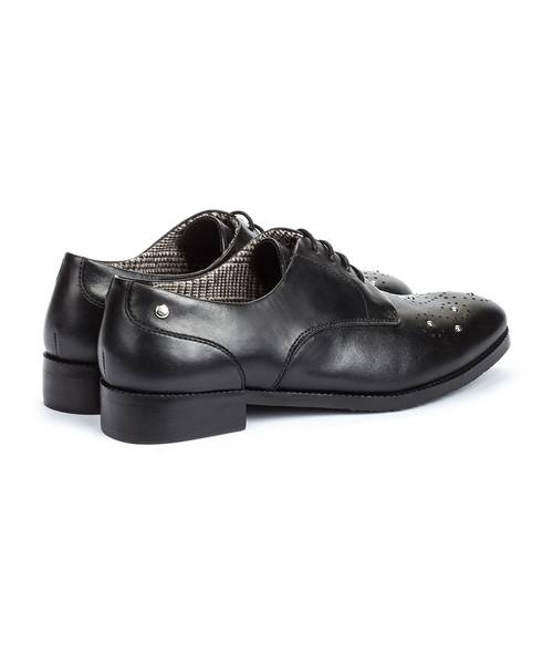 Pikolinos Womens Royal W4D-4722 Oxford Shoes  Black  35 EU / 4.5-5 US thumbnail