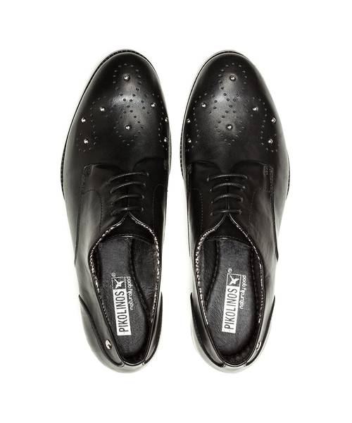 Pikolinos Womens Royal W4D-4722 Oxford Shoes  Black  35 EU / 4.5-5 US thumbnail