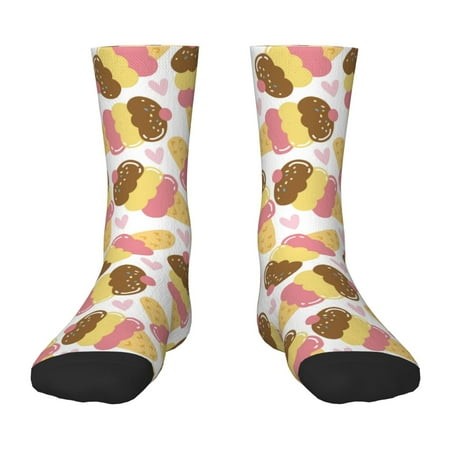 Sigee Cute Ice Cream for Premium Children S Socks Unisex School Kids Boys Girls Soft and Comfy Kids  Socks