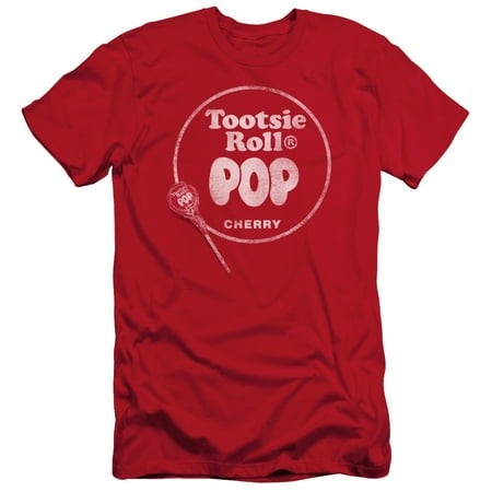 Tootsie Roll - Tootsie Roll Pop Logo - Slim Fit Short Sleeve Shirt - Small