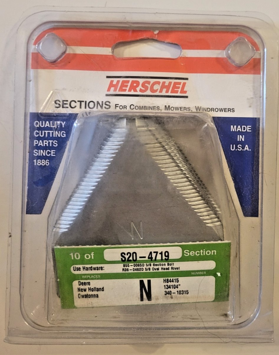 Herschel S20-4719 N Heavy Serrated Cutter JOHN DEERE H130478 Pack of 10 714604