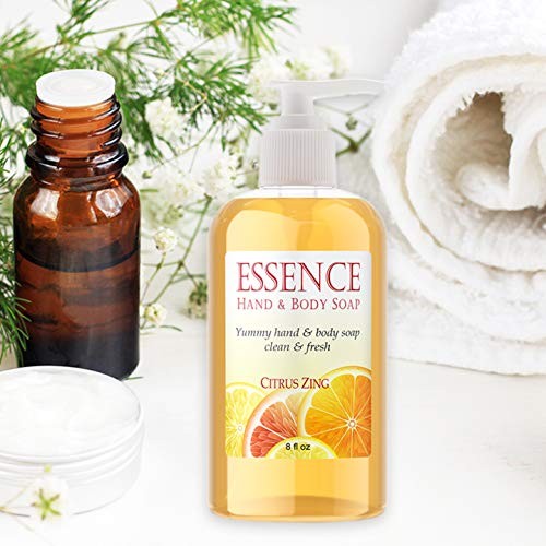 DELÚVIA Deluvia Hand Soap and Body Wash with Organic Aloe, Vitamin E, Organic Rosemary Extract and Citrus Essential Oils - Citrus Zing Essence Hand a thumbnail