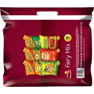 Frito-Lay Fiery Mix Snacks Variety Pack  18 Count (Assortment May Vary) thumbnail