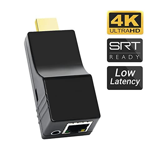 DDMALL HDMI Video Decoder 4K, H.265 H.264 SRT Decoder for Decoding IP Stream, 2160p60 Input Output, Low Latency, Model HDD-20 thumbnail