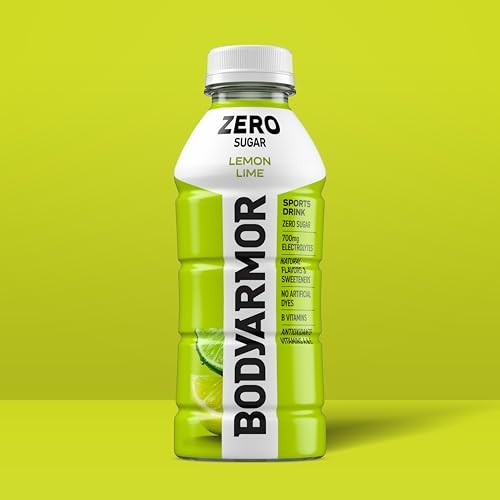 BODYARMOR ZERO Sugar Lemon Lime Electrolyte Drink, Natural Flavors, 16 Fl Oz Bottles (6 Pack), B Vitamins & Antioxidants Sugar Free Hydration thumbnail