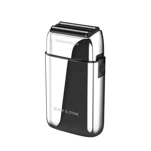 Blade & Stone PS501 Foil Shaver for Men – Dual Foil Cordless Shaver with Graphene-X Blades and 8000 RPM Digital Motor – All-Metal, Rechargeable We
