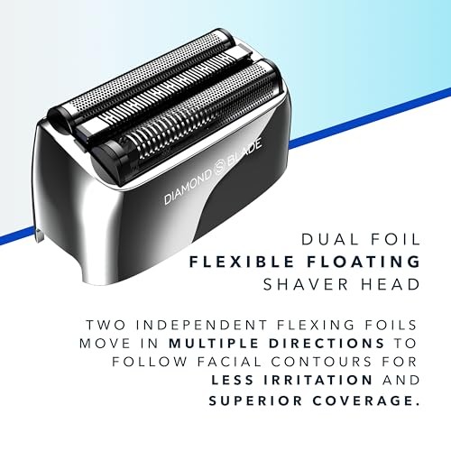 Blade & Stone PS501 Foil Shaver for Men – Dual Foil Cordless Shaver with Graphene-X Blades and 8000 RPM Digital Motor – All-Metal, Rechargeable We thumbnail