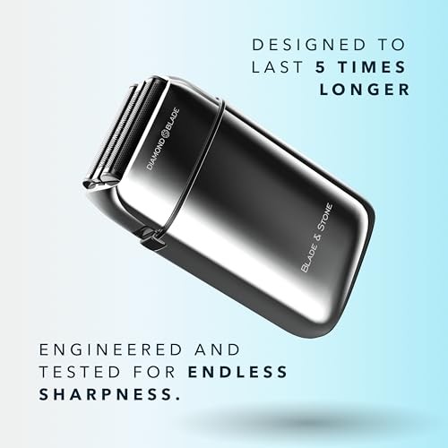 Blade & Stone PS501 Foil Shaver for Men – Dual Foil Cordless Shaver with Graphene-X Blades and 8000 RPM Digital Motor – All-Metal, Rechargeable We thumbnail