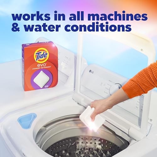Tide Evo Laundry Detergent Tiles  100% Concentrated  6X Cleaning Power  Spring Blast Scent  42 Count thumbnail