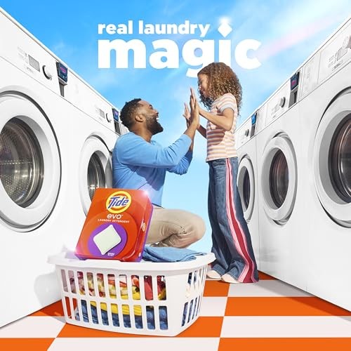Tide Evo Laundry Detergent Tiles  100% Concentrated  6X Cleaning Power  Spring Blast Scent  42 Count thumbnail