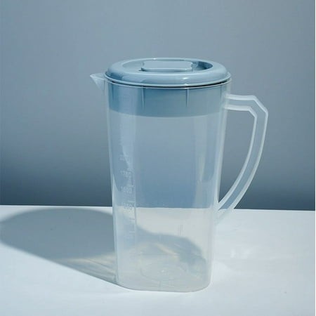 Meiiso Promotional Offer! Kettle  Plastic Water Jug with Lid Beverage Mixing Pitcher for Hot/Cold Lemonade Juice Drink Jar Iced Tea Jug (81 Oz White) 