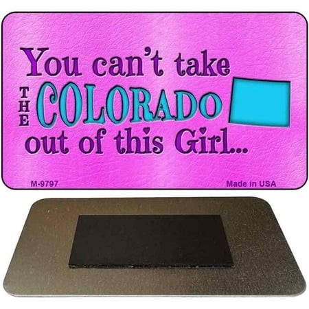 Colorado Girl Novelty Metal Magnet M-9797 3.5  X 2  Magnet (M)