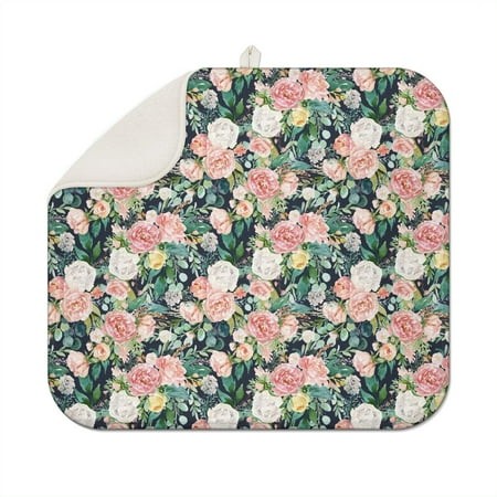 Cultural Artistic Mandala Kitchen Drying Pad Reusable Washable Multipurpose Counter Mat