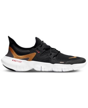 Nike L FREE RN 5.0-BLACK/METALLIC G-10