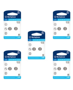Westinghouse Alkaline Button Cell Battery AG0 1.5V ( 10 Pack)