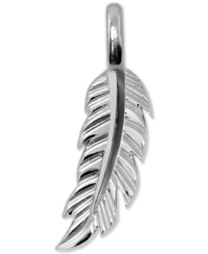 Jared the Galleria of Jewelry Alex Woo Mini X Feather Charm Sterling Silver