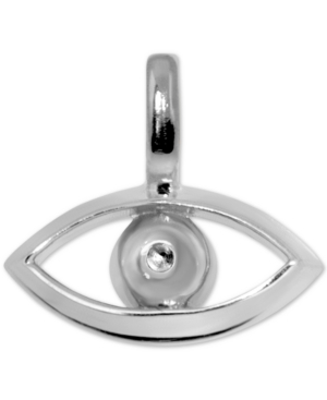 Alex Woo Mini Evil-Eye Charm Pendant in Sterling Silver