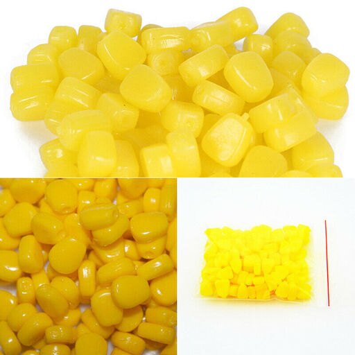 30PCS Pop up Corn Imitation Bait Carp Fishing Tackle Floating Fishing Fish Tool