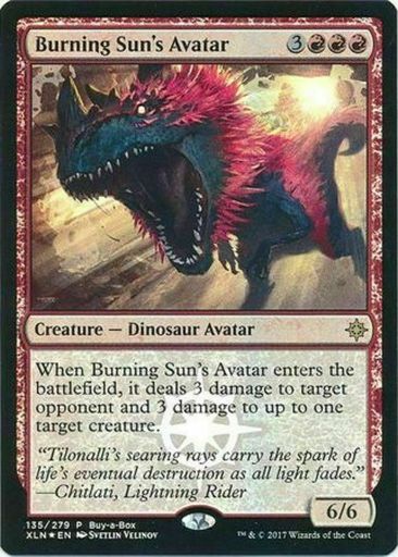 Foil Burning Suns Avatar IXALAN Promo Magic the Gathering MTG SP to NM