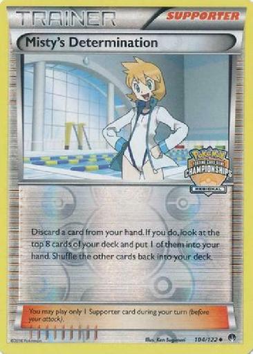 Mistys Determination - 104/122 - Regional Championship Promo NM Promo 2B3
