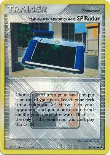 Team Galactics Invention G-109 SP Radar - 96/111 - League Promo NM Promo