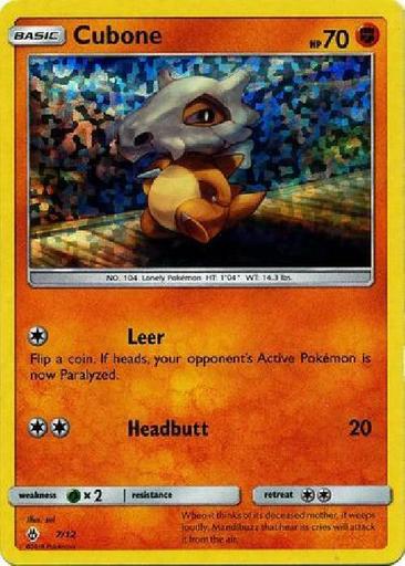 Cubone - 7/12 - 2018 Mcdonalds Promo NM Promo Promo